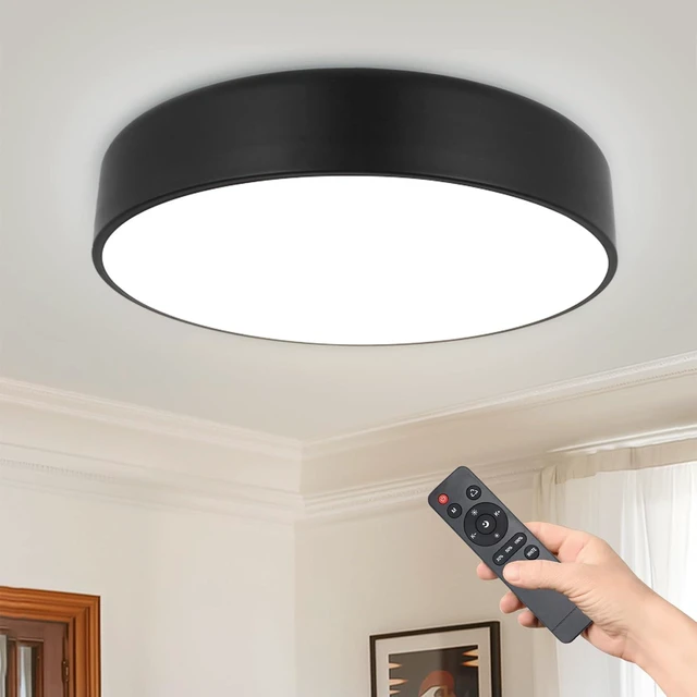 Main image of Kalium 13" Flush Mount Ceiling Light Fixture with Remote 18W Dimmable 3CCT