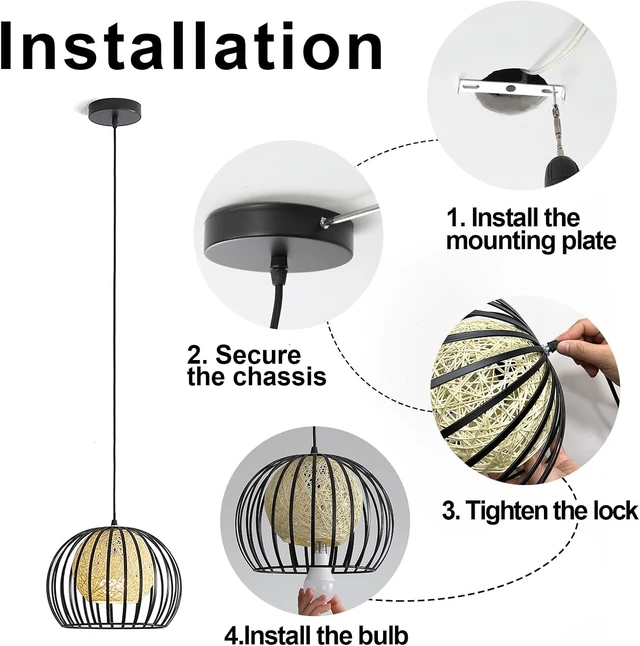 Alt view image 7 of 7 - Pendant Light Modern Chandelier with Remote Control for Living Dining Room
