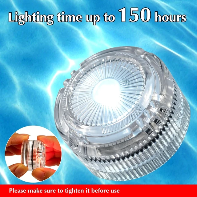 Alt view image 4 of 7 - HL Submersible LED Light,White Small LED Light,150 Hours Runtime