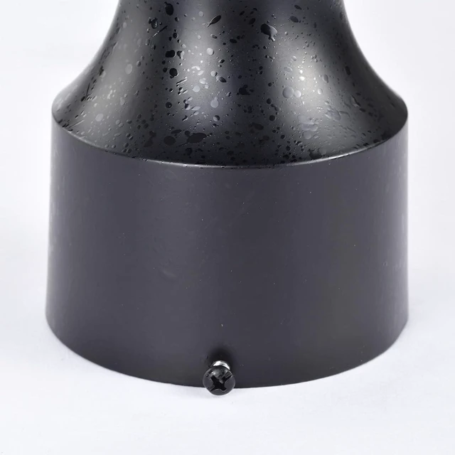 Alt view image 6 of 6 - Nuvo 60/899, 3-Light Outdoor Post Lantern, Beveled Glass, Black