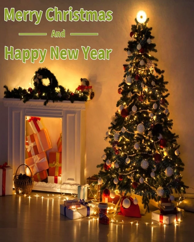 Alt view image 2 of 7 - Solar Camping String Lights, 4 in 1 Remote 39.4 FT Christmas Fairy Lights