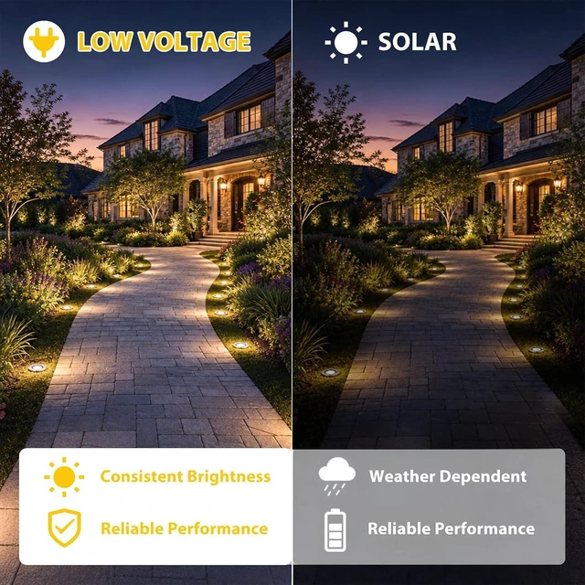 Alt view image 6 of 7 - JESLED 6 Pack Outdoor Landscape Lights, Low Voltage In Ground Well Lights