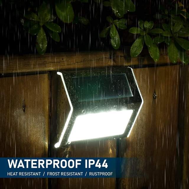 Alt view image 6 of 7 - SOLPEX Solar Fence Lights, 12 Pack, Waterproof, Cold White