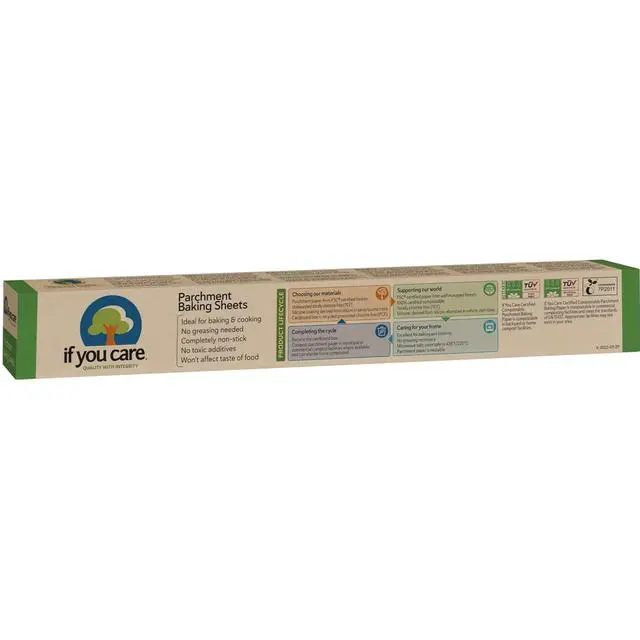Alt view image 2 of 6 - Parchment Paper Baking Sheets 3 Pack of 24-Count Precut Liners - Unbleached, Chlorine Free, Greaseproof, Silicone Coated Standard Size Fits 12.5 x 16 Pans