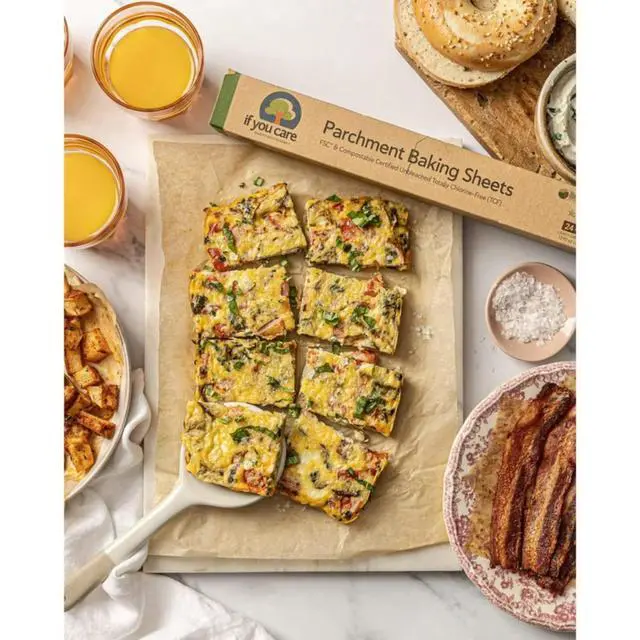 Alt view image 5 of 6 - Parchment Paper Baking Sheets 3 Pack of 24-Count Precut Liners - Unbleached, Chlorine Free, Greaseproof, Silicone Coated Standard Size Fits 12.5 x 16 Pans