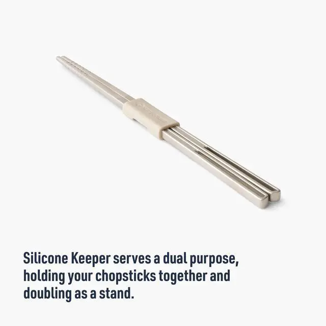 Alt view image 5 of 7 - Detour Stainless Steel Camp and Travel Chopsticks
