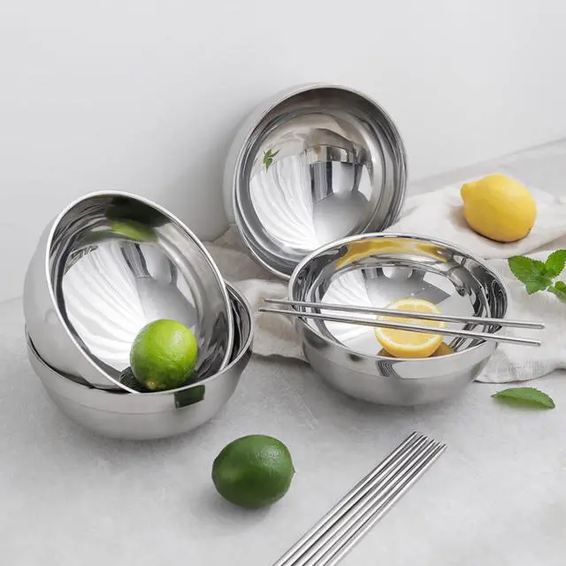 Alt view image 6 of 7 - Vacuum Chopsticks 10 Pairs For Asian Party Korean Restaurants Reusable Dishwasher Safe Lightweight Stainless Steel Chopsticks Non-Slip