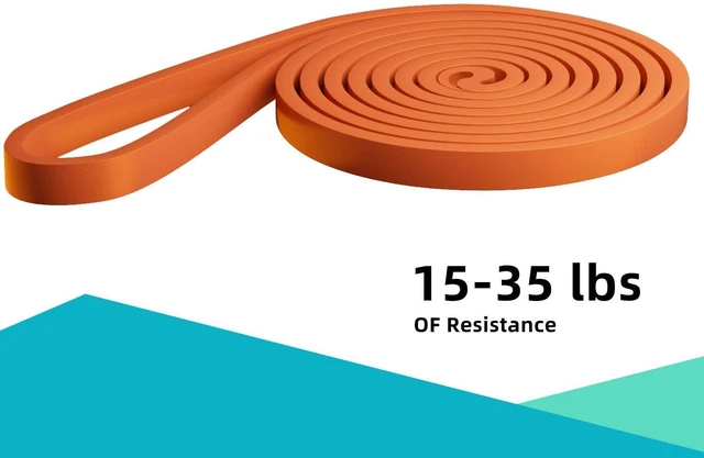 Alt view image 3 of 6 - Resistance Bands, Pull Up Bands, Pull Up Assist Band Exercise Bands for Men & Women Working Out, Body Stretching, Physical Therapy, Muscle Training - Orange