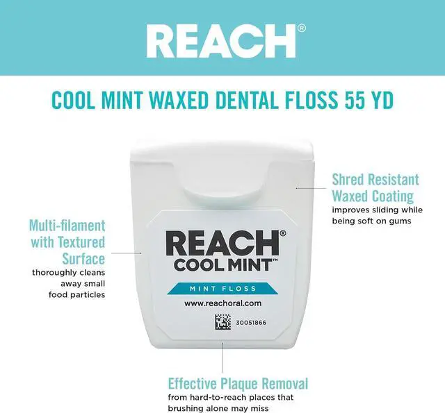 Alt view image 5 of 6 - Dental Floss, Cool Mint, 6 Count