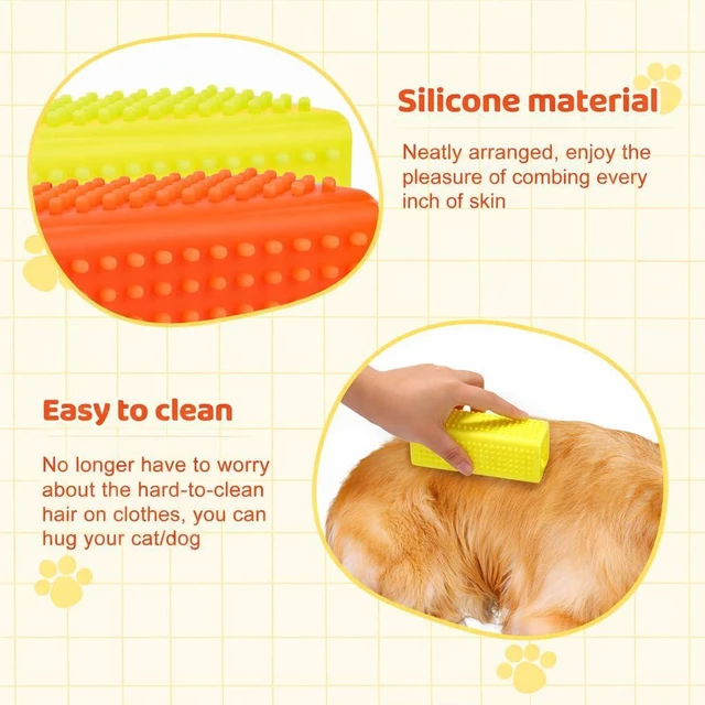 Alt view image 2 of 5 - Pet Hair Remover for Furniture and Carpets - Rubber Brush Roller for Sofas and Hollow Cleaner