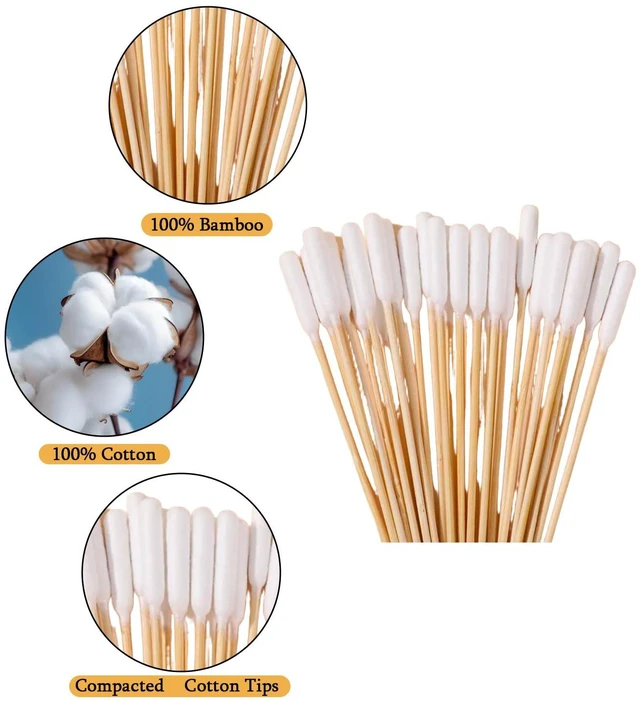 Alt view image 6 of 7 - 3-in-1 Pet Hair Remover & Grooming Kit for Long-Haired Cats and Dogs Includes Double-Sided Metal Comb, Furniture Fur Scraper & 50 Soft Cotton Swabs for Ear and Eye Cleaning