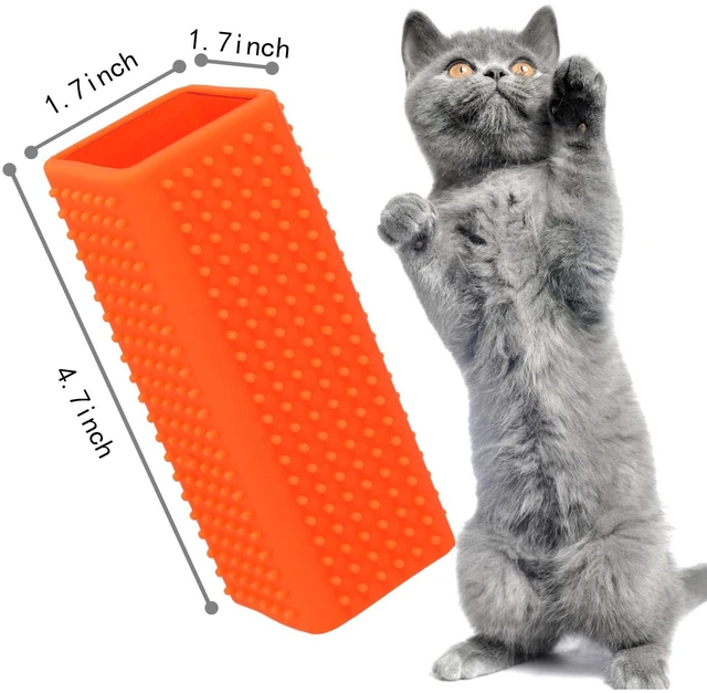Alt view image 2 of 7 - 2pcs Pet Dog Cat Hair Remover, Pet Hair Removal Tool, Hollow Cleaner Brush for carInterior, Furniture, Sofa (blue and yellow)