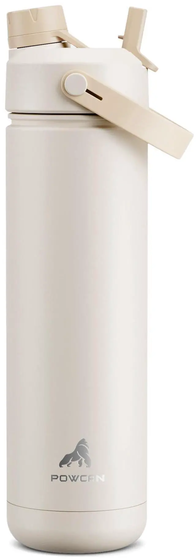 Main image of 26 oz Insulated Water Bottle with 2-in-1 Straw and Spout Lid, Keep Cold 24H, Leak-Proof, Fits in Car Cup Holder, Stainless Steel Water Bottle for Sports, Gym, Travel, and School (Mousse)