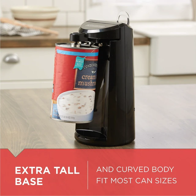 Alt view image 5 of 6 - EasyCut Extra-Tall Electric Can Opener | Extra-tall electric can opener with EasyCut blade, removable multi-tool and knife sharpener.