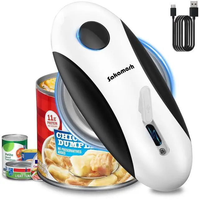 Main image of Rechargeable Electric Can Opener for Seniors | Cordless Rechargeable, One-Touch Operation, Smooth Edge, Perfect for Seniors, Arthritis, Fit Most Cans for Home Kitchen