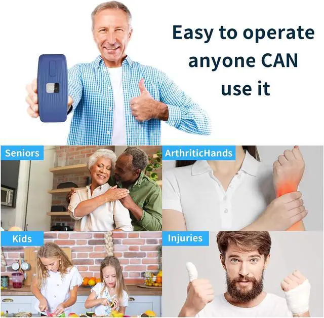 Alt view image 5 of 7 - Electric Can Opener with LED Display, Can Opener Electric for Seniors | One-Touch USB Rechargeable Battery Automatic Can Opener for Kitchen or Arthritis, Hands-Free, Smooth Edge, Compact, Cordless