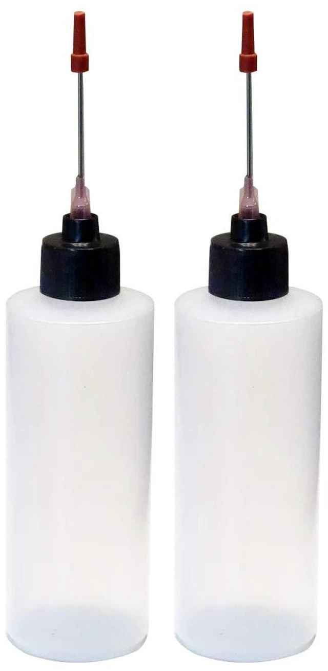 Main image of 2-4oz Plastic Squeeze Bottles with 1.5 inch Stainless Steel Applicators