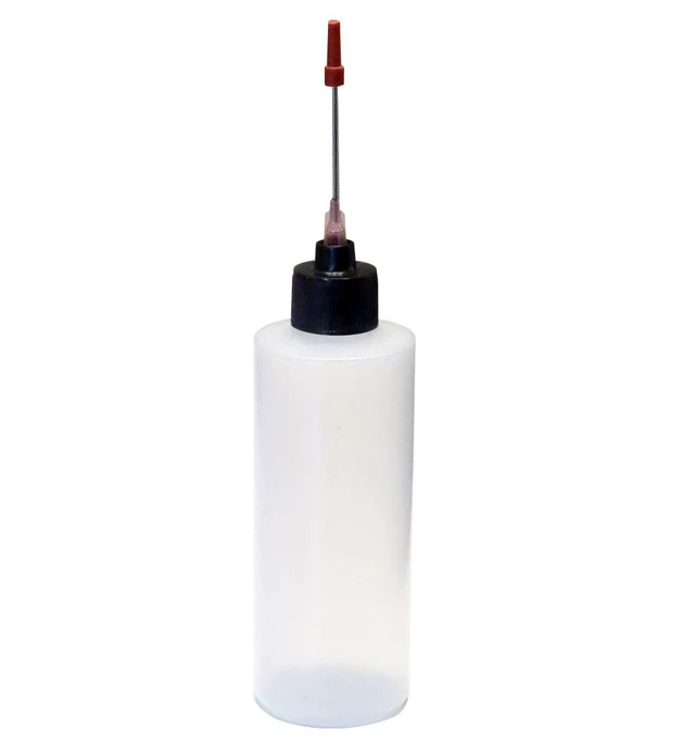 Alt view image 3 of 3 - 2-4oz Plastic Squeeze Bottles with 1.5 inch Stainless Steel Applicators