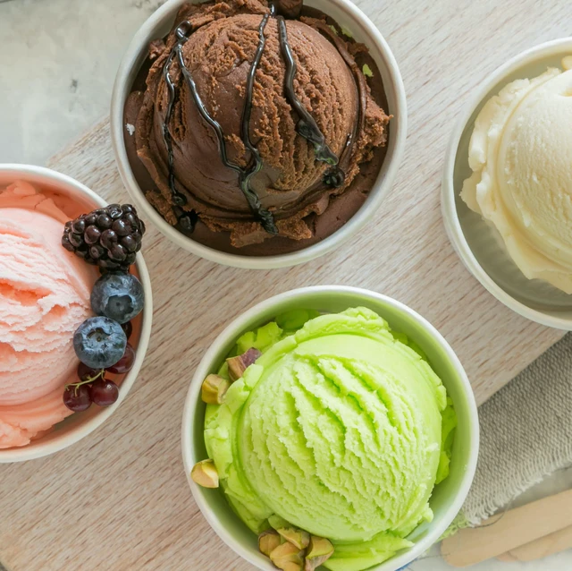 Alt view image 5 of 5 - 16oz Ice Cream Containers - Set of 4 (Multicolor) | 1 pint reusable freezer food storage containers with silicone lids. Leakproof design for homemade ice cream.
