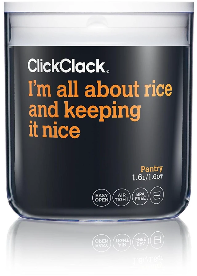 Alt view image 2 of 7 - Pantry Canister, 1.6-Quart, White Lid