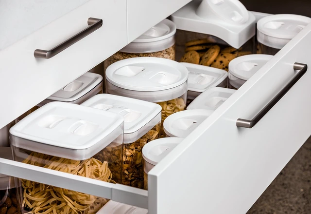 Alt view image 6 of 7 - Pantry Canister, 1.6-Quart, White Lid