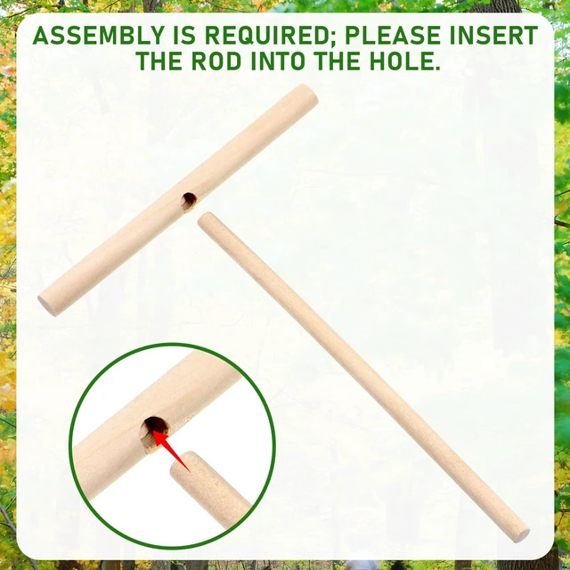 Alt view image 3 of 7 - 2 Pcs Crepe Spreader, 6.1 Inches x 4.7 Inches Natural Wooden T-Shaped Crepe Spatula, Wood Crepes Maker, Pancake Maker Tool for Flat Tortilla Shells