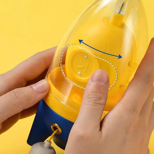 Alt view image 6 of 7 - Egg Yolk Mixer Manual Puller, Golden Egg Maker, Egg-Spinner Quick Eggs Homogenizer, Egg-Shaker, Silicone Shaker Whisk with Drawstring for Kitchen Mixing Eggs Whites and Yolks