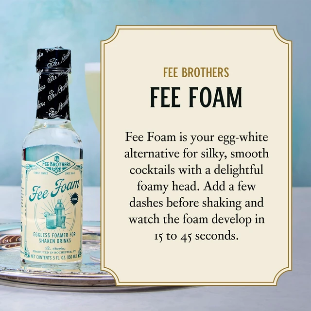Alt view image 5 of 7 - Fee Foam Cocktail Foamer, 5 Fl Oz (Pack of 1) | Egg Substitute Mixer Often in Sours and Fizzes, Vegan-Friendly, Gluten Free