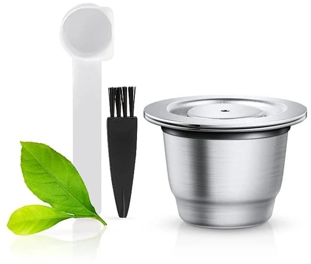 Main image of Stainless Steel Reusable Coffee Capsules Fit For N espresso Capsules OriginalLine, Metal Refillable Espresso Coffee Filter Pods Compatible For N espresso Machines Brewers