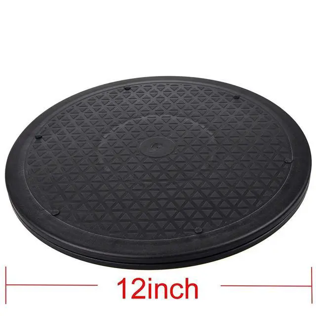 Alt view image 2 of 5 - 12 Inch Heavy Duty Rotating Swivel With Steel Ball Bearings Stand for Monitor/TV/Turntable/Lazy Susan