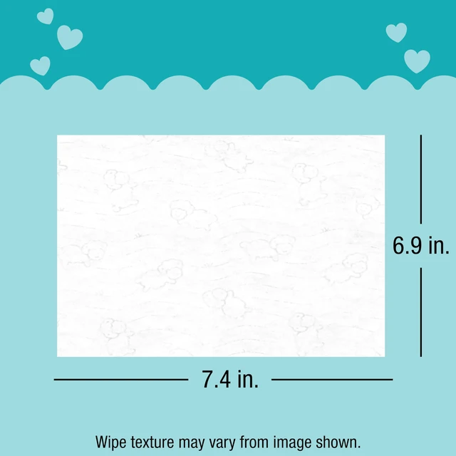 Alt view image 7 of 7 - Gentle Baby Wipes, Formulated Without Fragrance, Hypoallergenic, 600 Count Total (6 Packs of 100 Count Each)