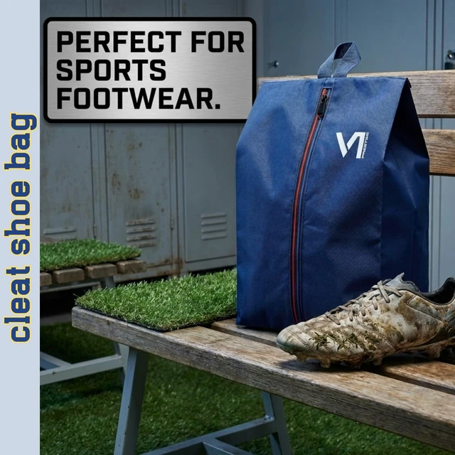 Alt view image 5 of 7 - Shoe Bags for Travel with Waterproof Zipper-Durable Polyester Material Shoe Pouch - Large Size Gym Cleat Bag Smell Dust Proof Unisex/Lightweight 6-pack Set