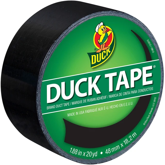 Main image of Brand 1265013 Color Duct Tape, Single Roll, Black