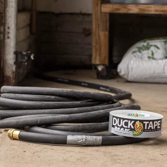 Alt view image 4 of 7 - Max Strength Duct Tape - 1 Roll - Heavy Duty Hold - 1.88 Inch x 45 Yards - Silver (240201)
