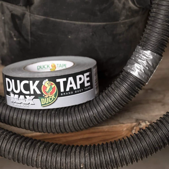Alt view image 6 of 7 - Max Strength Duct Tape - 1 Roll - Heavy Duty Hold - 1.88 Inch x 45 Yards - Silver (240201)