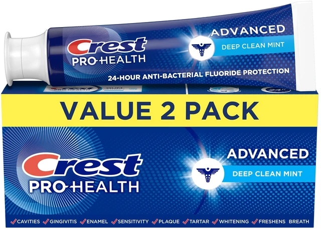 Main image of Pro-Health Advanced Deep Clean Mint Toothpaste, 2 Count (Pack of 1)
