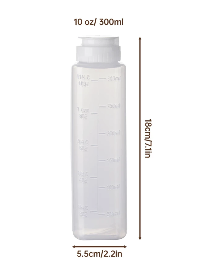 Alt view image 4 of 7 - Honey Dispenser No Drip 10oz Squeeze Bottle for Syrup Sauce 1Pcs | Automatic Self-Sealing Valve Opens on Pressure and Rebounds Instantly to Prevent Backflow and Messy Drips