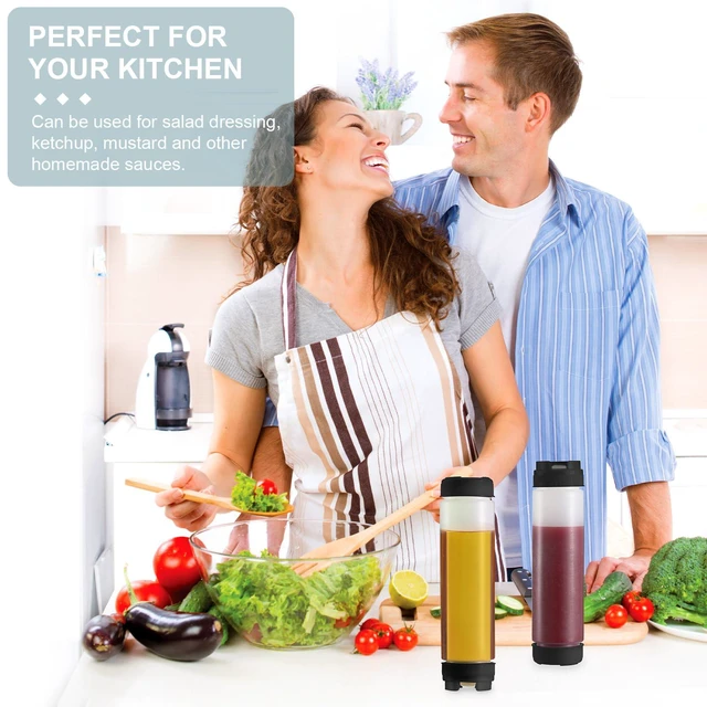 Alt view image 3 of 6 - 3 Pcs 16 oz Inverted Plastic Squeeze Bottles, Refillable Tip Large Valve Dispenser Condiment Squeeze Bottle for Sauces Ketchup Sour Cream Self Sealing Syrup Dispenser for Restaurants (Black)