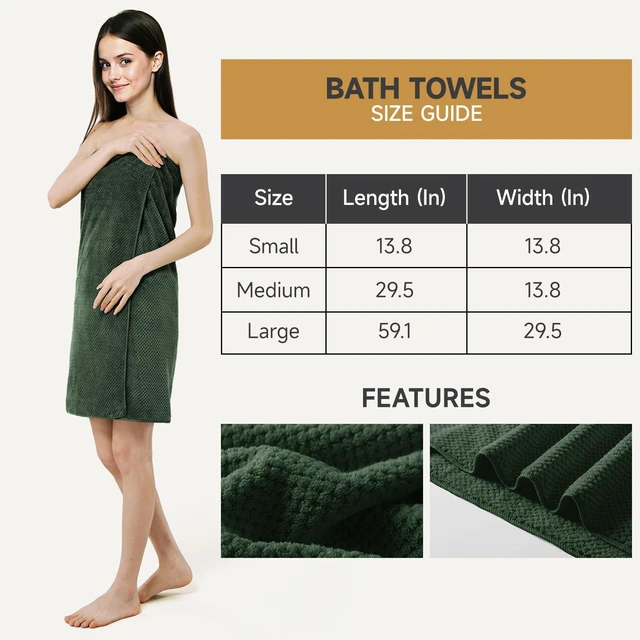 Alt view image 2 of 6 - 6-Piece Bath Towel Set - 2 Washcloths, 2 Hand Towels, 2 Bath Towels | Ultra-Fiber Coral Fleece, Super Absorbent, No Lint & No Fading | Perfect for Bathroom, Spa, Gym | Family -Olive Green