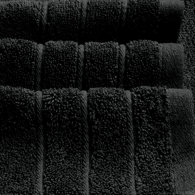 Alt view image 7 of 7 - 1 Piece Jumbo Bath Sheet 40 x 80 Inches, Black | Extra Large & Light Weight, Quicker to Dry, 100% Cotton, Super Soft & Absorbent, Perfect to Wrap Yourself in