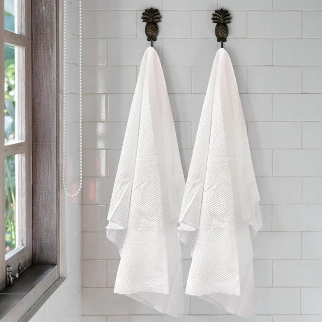 Alt view image 7 of 7 - Premium Disposable Bath Towels, Salon & Spa Towels for Hair, Face, Body, Extra Large (15" x 31.5"), White, 50-Count