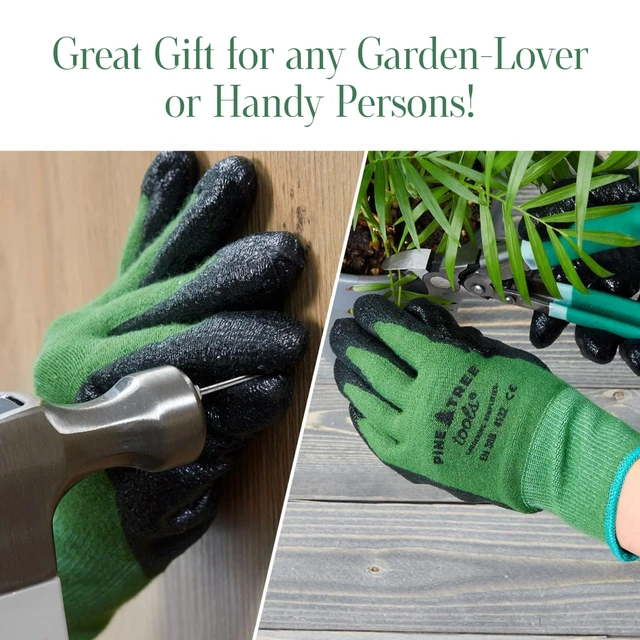 Alt view image 7 of 7 - Bamboo Garden Gloves for Women & Men - Multi-purpose Work Gloves - Breathable and Absorbent Bamboo Garden Gloves Men and Women - Gardening Work Gloves