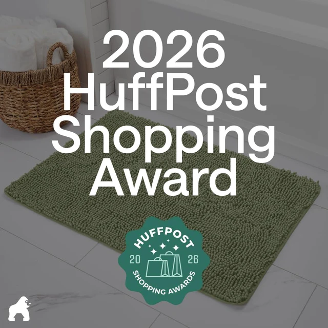 Alt view image 6 of 7 - Bath Rug Mat for Bathroom, Absorbent Chenille 24x17 Sage Green | Soft Thick Quick Dry Microfiber Mats, Rubber Backing, Machine Washable Tub and Shower Floor Rugs, Home Decor Essentials