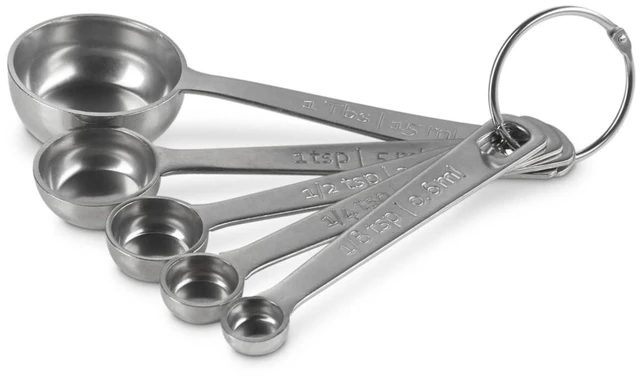 Main image of Stainless Steel Measuring Spoons, Set of 5
