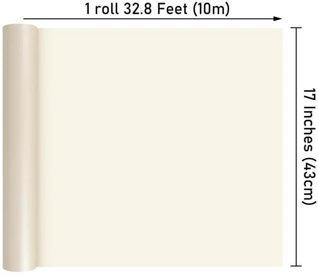 Alt view image 2 of 7 - Off White Matte Wrapping Paper,Gift Wrapping Paper | Solid Color Pearly-Lustre Paper,Perfect for Wedding,Valentine's Day,Birthday,Christmas,Baby Shower-17 Inches X 32.8 Feet