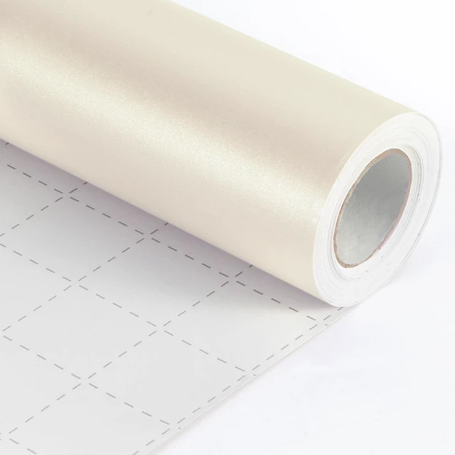 Alt view image 2 of 7 - Off White Wrapping Paper,17In x 33Ft Gift Wrapping Paper with Pearly Lustre | White Matte Flower Bouquet Wrapping Paper, Art Craft Paper Roll, for Wedding Baby Shower Birthday Christmas Bridal Shower