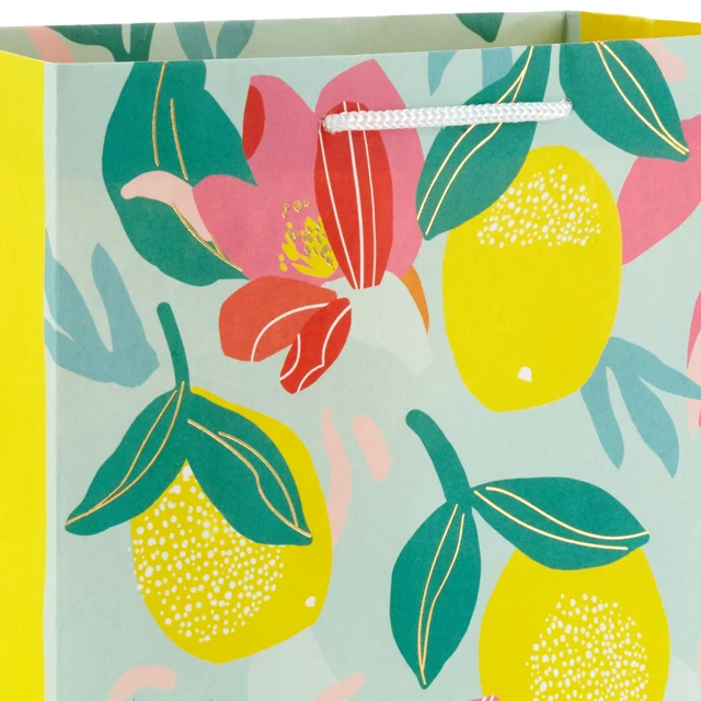 Alt view image 4 of 6 - Spring Gift Bags, 8-Pack (Florals, Lemons, Butterflies)