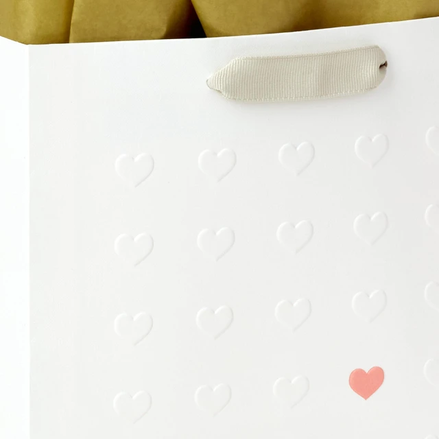 Alt view image 5 of 6 - Signature Studio 7" Medium Gift Bag with Tissue Paper (Hearts)