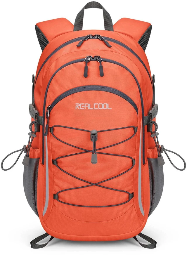 Main image of 20L Lightweight Hiking Backpack, Waterproof Daypack for Camping | 210D tear-resistant nylon, breathable shoulder and back panel, Multi-Compartment,hydration system,reflective strip,bungee net