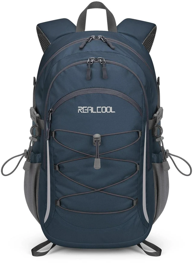 Main image of 20L Lightweight Hiking Backpack, Waterproof Daypack for Camping | 210D tear-resistant nylon, breathable shoulder and back panel, Multi-Compartment,hydration system,reflective strip,bungee net